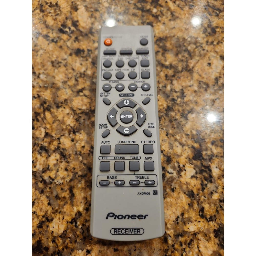 Pioneer Remote AXD7406 HTP2500 HTP2600 HTP3600 HTP4600 SX315